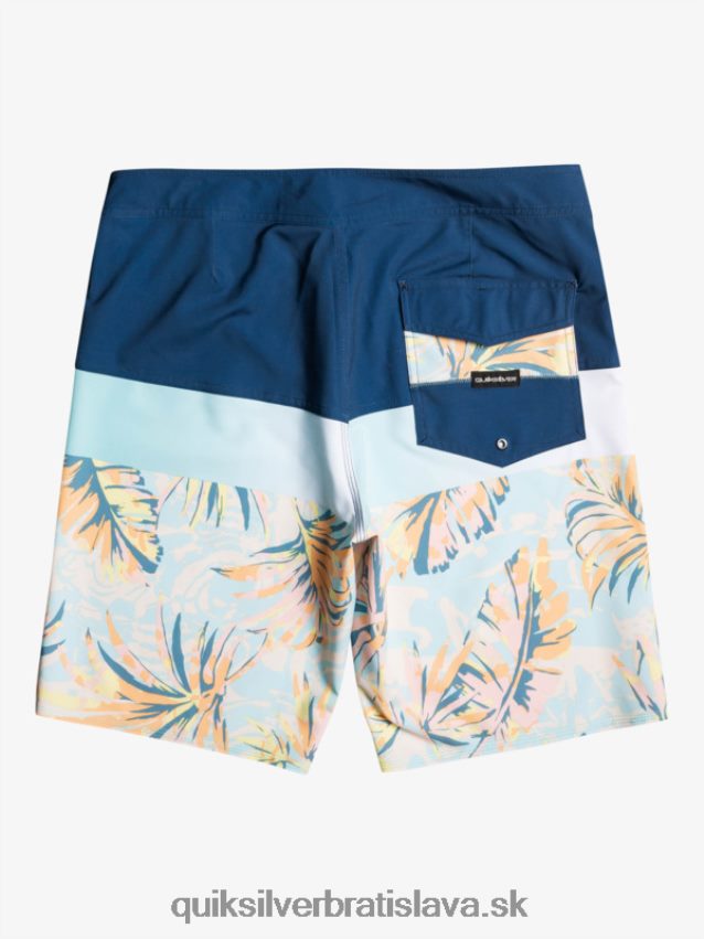 surfsilk panel 20 boardshorts Quiksilver muži B80HXR1450 insígnie modrá