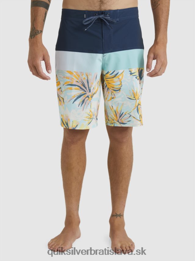 surfsilk panel 20 boardshorts Quiksilver muži B80HXR1450 insígnie modrá