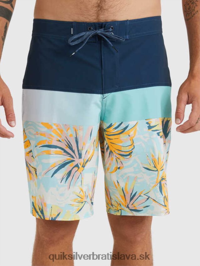 surfsilk panel 20 boardshorts Quiksilver muži B80HXR1450 insígnie modrá