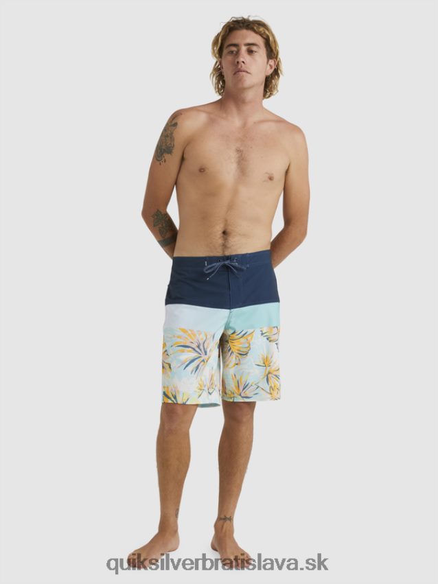 surfsilk panel 20 boardshorts Quiksilver muži B80HXR1450 insígnie modrá