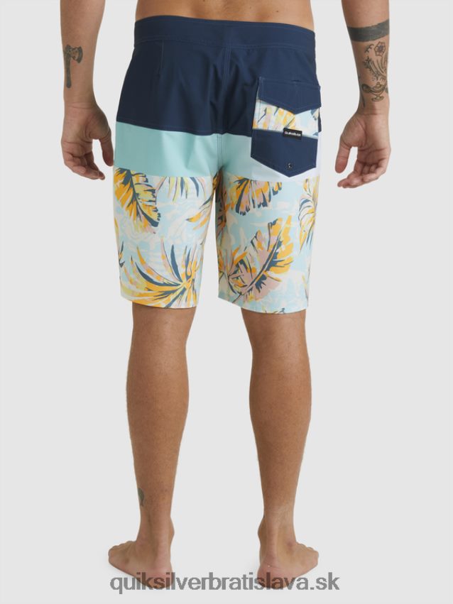 surfsilk panel 20 boardshorts Quiksilver muži B80HXR1450 insígnie modrá