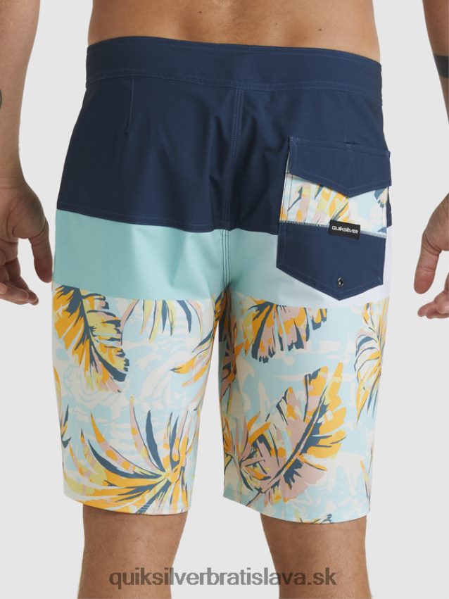surfsilk panel 20 boardshorts Quiksilver muži B80HXR1450 insígnie modrá