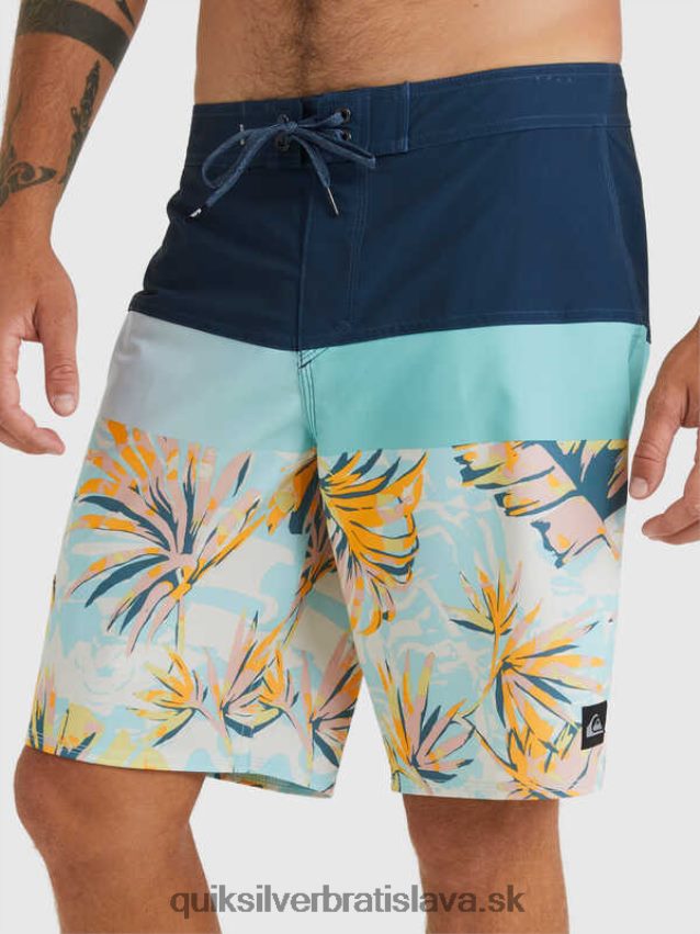 surfsilk panel 20 boardshorts Quiksilver muži B80HXR1450 insígnie modrá