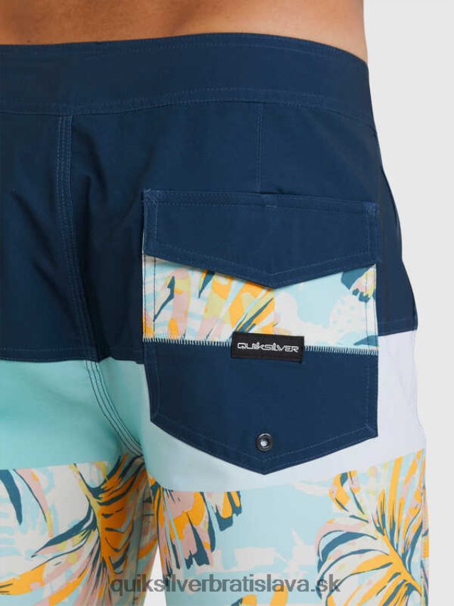 surfsilk panel 20 boardshorts Quiksilver muži B80HXR1450 insígnie modrá