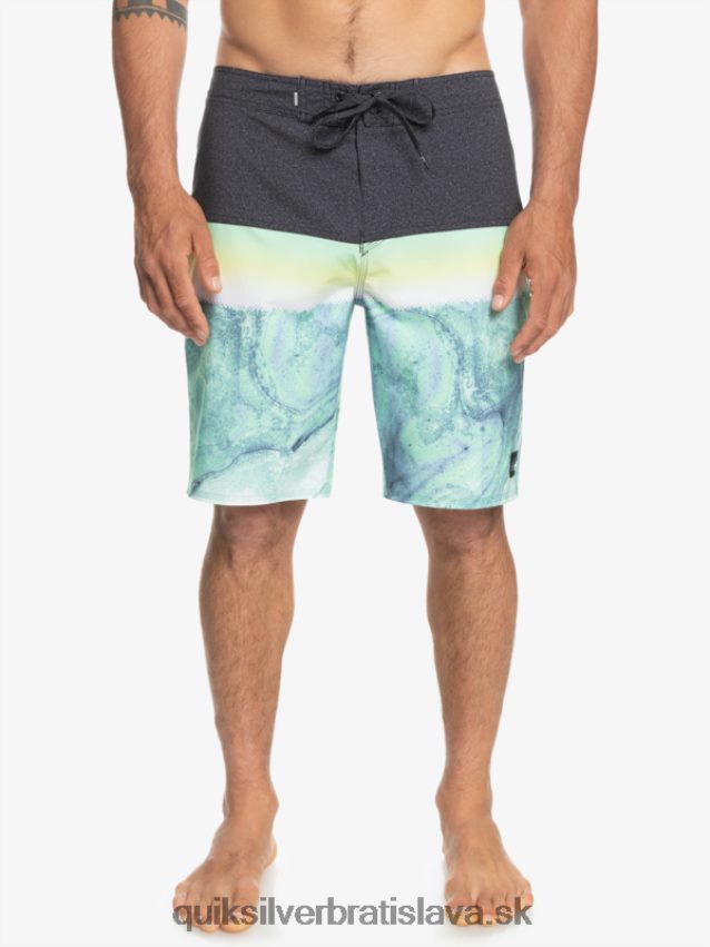 surfsilk panel 20 boardshorts Quiksilver muži B80HXR1451 zelený popol