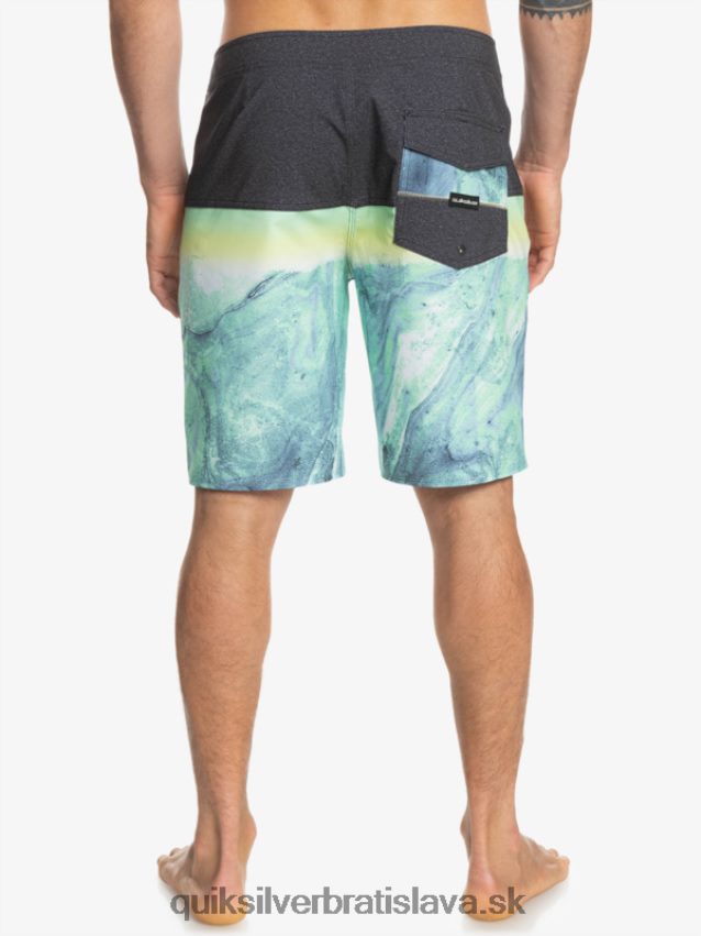 surfsilk panel 20 boardshorts Quiksilver muži B80HXR1451 zelený popol