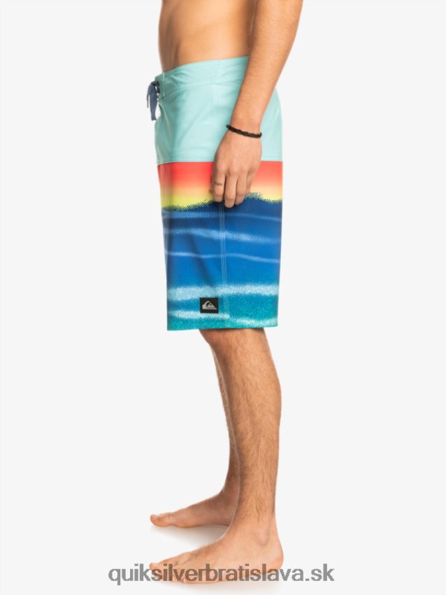 surfsilk panel 20 boardshorts Quiksilver muži B80HXR1455 bazén zelený