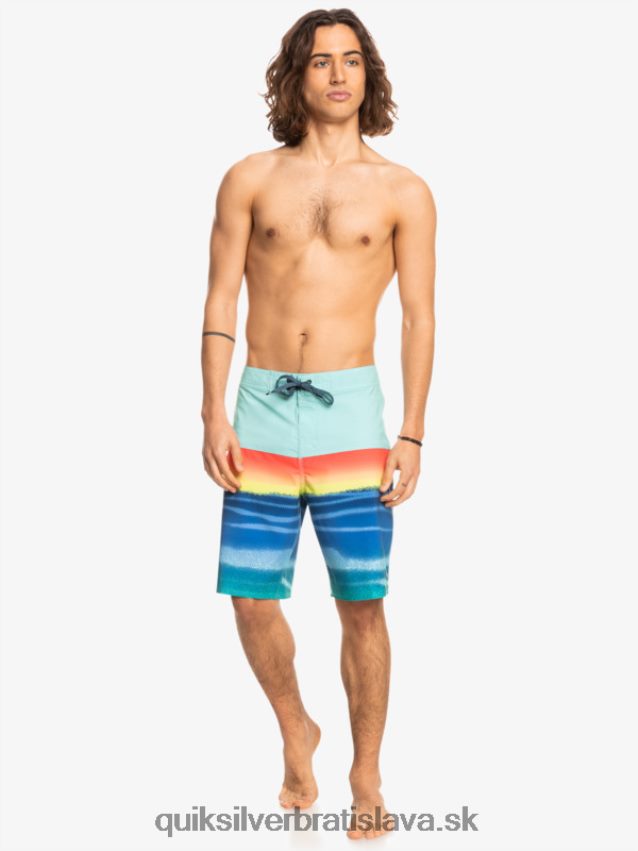 surfsilk panel 20 boardshorts Quiksilver muži B80HXR1455 bazén zelený