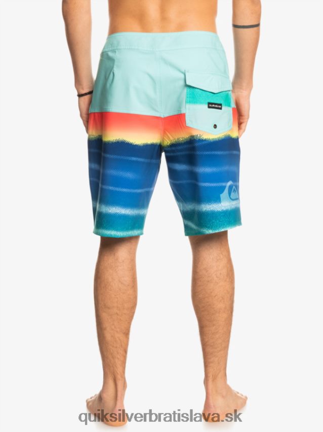 surfsilk panel 20 boardshorts Quiksilver muži B80HXR1455 bazén zelený