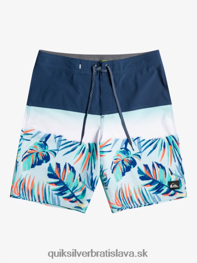 surfsilk panel 20 boardshorts Quiksilver muži B80HXR1456 insígnie modrá