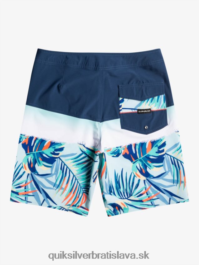 surfsilk panel 20 boardshorts Quiksilver muži B80HXR1456 insígnie modrá