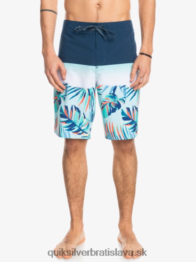 surfsilk panel 20 boardshorts Quiksilver muži B80HXR1456 insígnie modrá