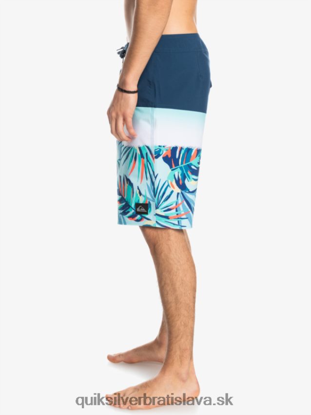 surfsilk panel 20 boardshorts Quiksilver muži B80HXR1456 insígnie modrá