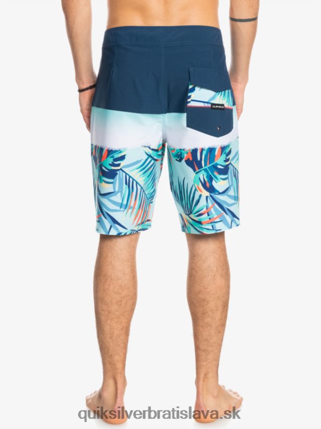 surfsilk panel 20 boardshorts Quiksilver muži B80HXR1456 insígnie modrá