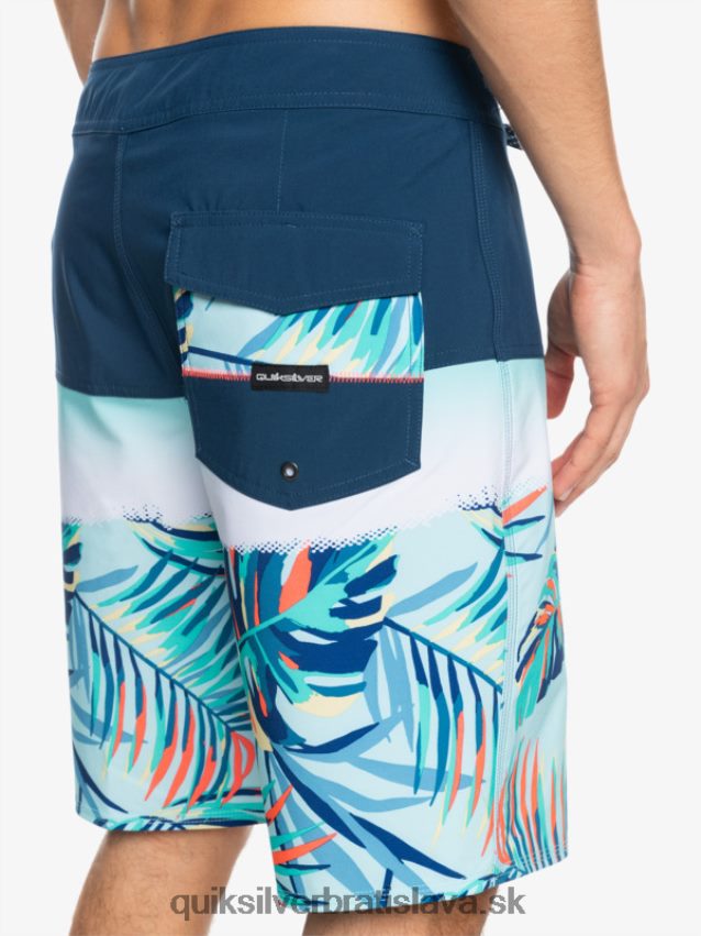surfsilk panel 20 boardshorts Quiksilver muži B80HXR1456 insígnie modrá