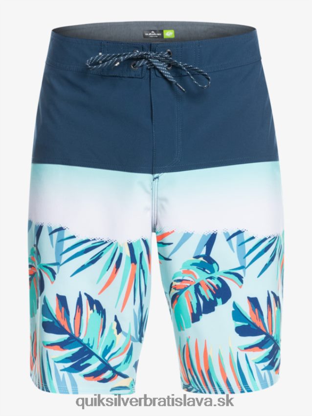 surfsilk panel 20 boardshorts Quiksilver muži B80HXR1456 insígnie modrá