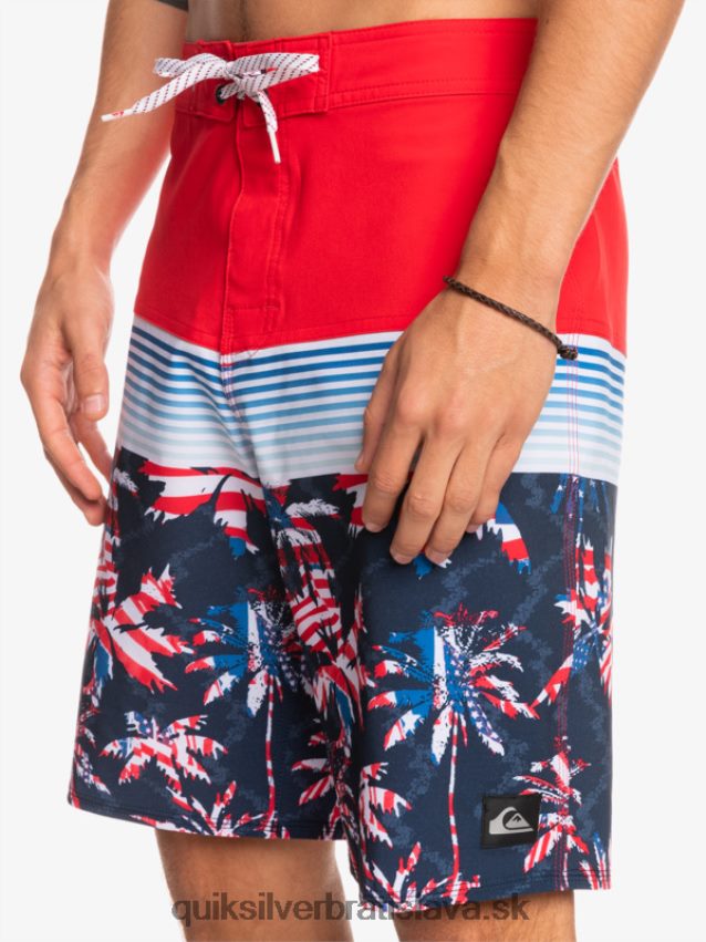 surfsilk panel 20 boardshorts Quiksilver muži B80HXR1459 vysoko riziková červená