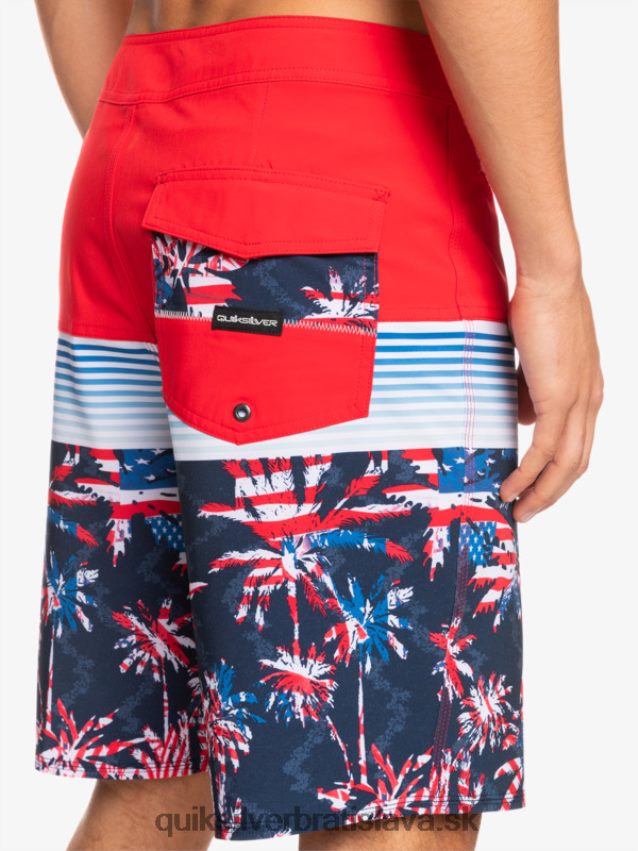 surfsilk panel 20 boardshorts Quiksilver muži B80HXR1459 vysoko riziková červená