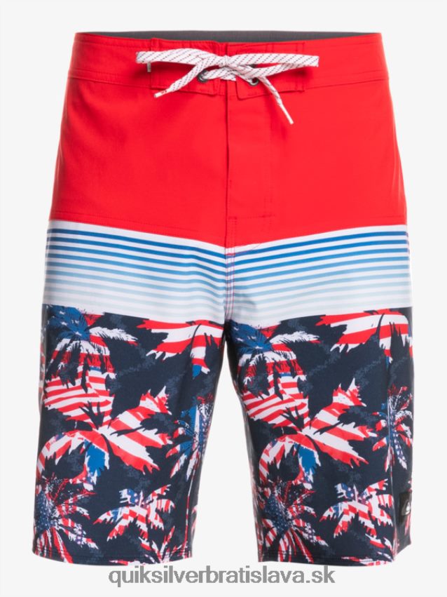 surfsilk panel 20 boardshorts Quiksilver muži B80HXR1459 vysoko riziková červená