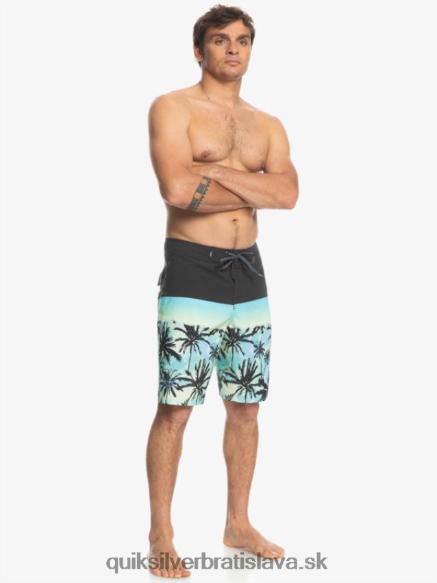 surfsilk panel 20 boardshorts Quiksilver muži B80HXR1461 asfaltka