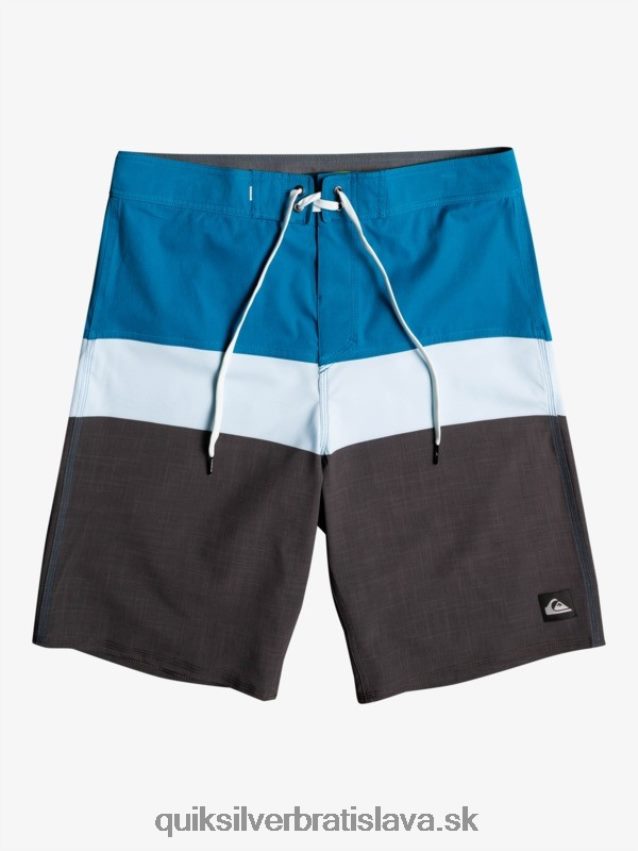 surfsilk panel 20 boardshorts Quiksilver muži B80HXR1462 modrá šedá