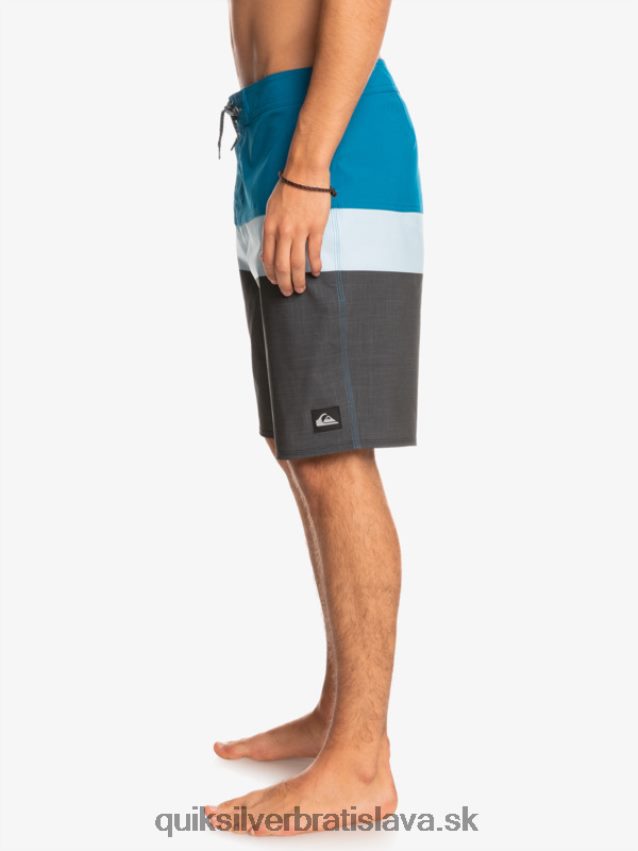 surfsilk panel 20 boardshorts Quiksilver muži B80HXR1462 modrá šedá