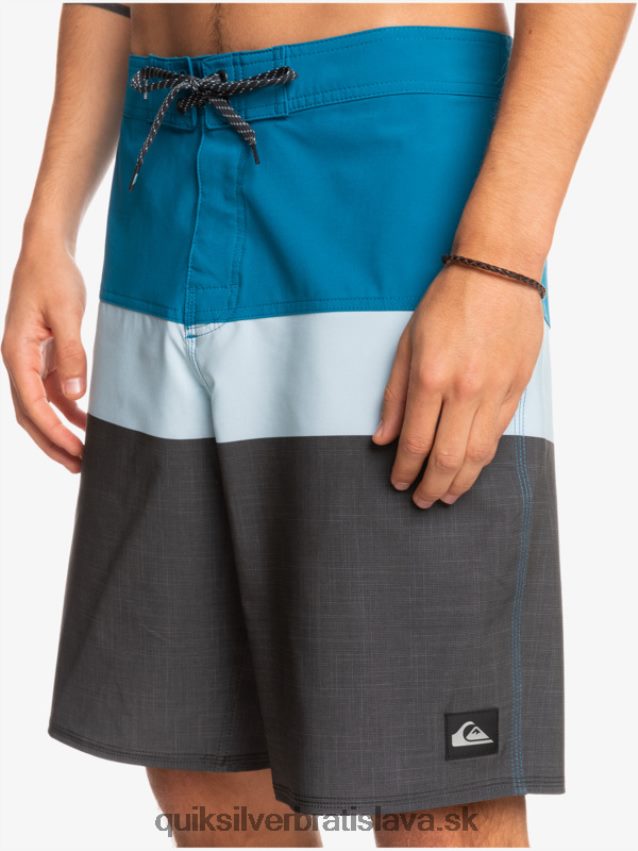 surfsilk panel 20 boardshorts Quiksilver muži B80HXR1462 modrá šedá
