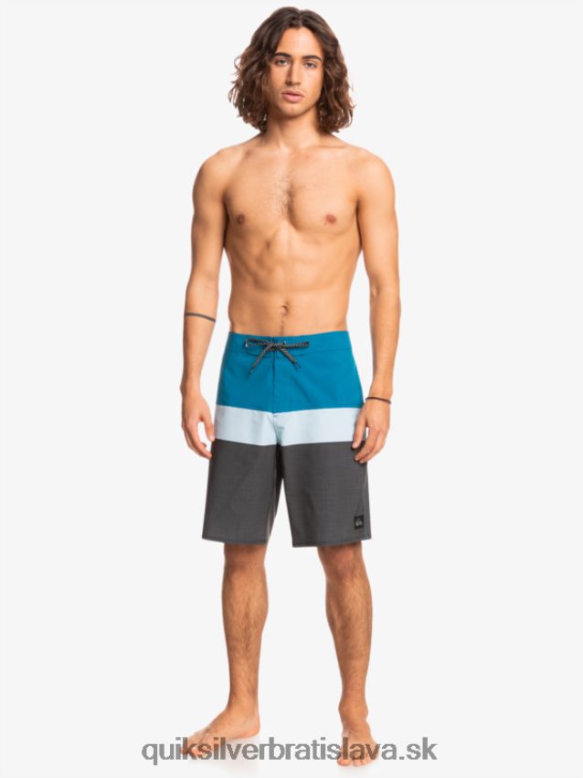 surfsilk panel 20 boardshorts Quiksilver muži B80HXR1462 modrá šedá