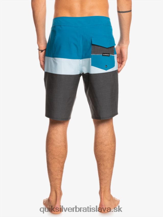 surfsilk panel 20 boardshorts Quiksilver muži B80HXR1462 modrá šedá
