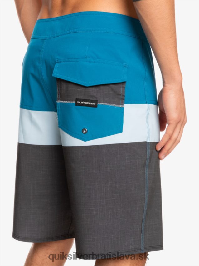 surfsilk panel 20 boardshorts Quiksilver muži B80HXR1462 modrá šedá