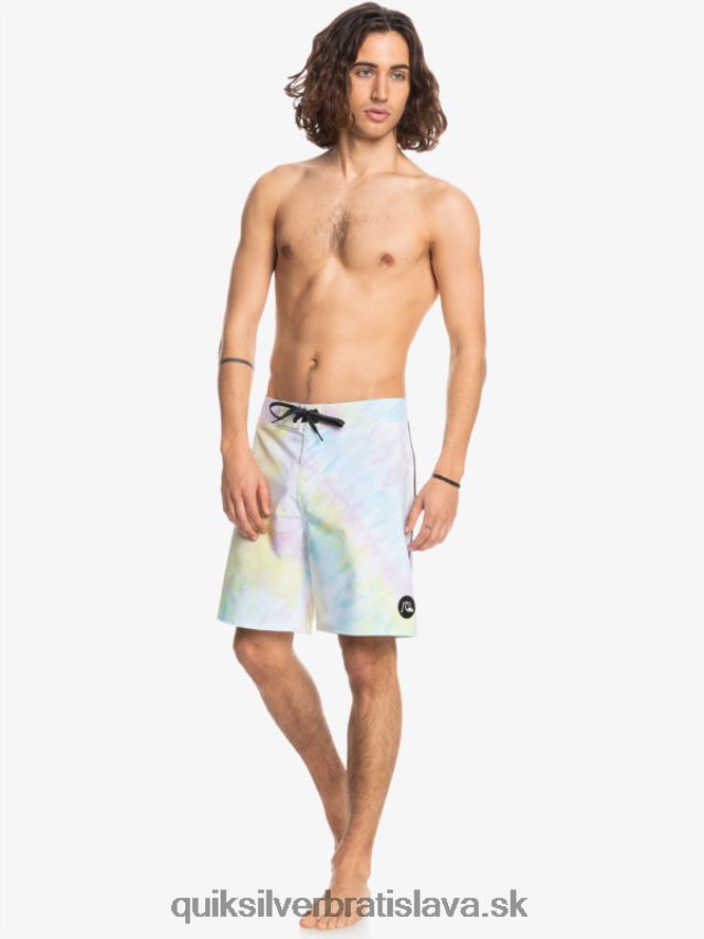 surfsilk piped 18 boardshorts Quiksilver muži B80HXR1749 biely