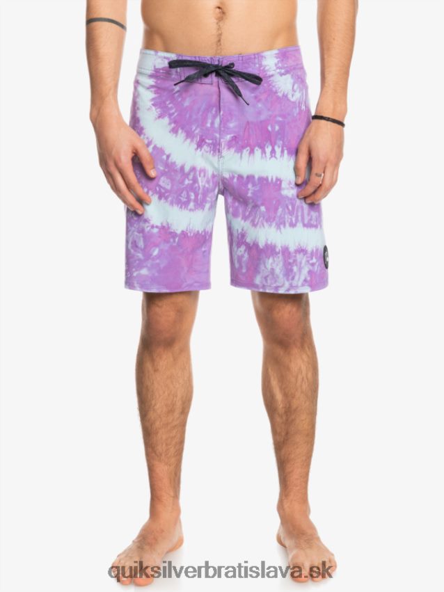surfsilk piped 18 boardshorts Quiksilver muži B80HXR1750 zaprášená orchidea