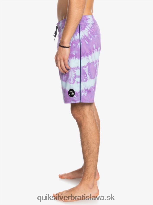 surfsilk piped 18 boardshorts Quiksilver muži B80HXR1750 zaprášená orchidea