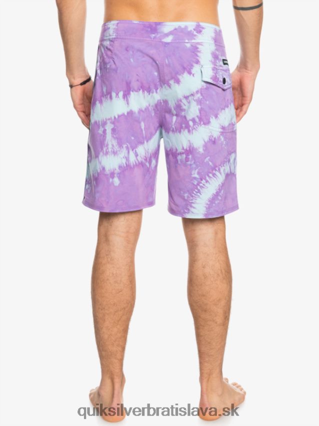 surfsilk piped 18 boardshorts Quiksilver muži B80HXR1750 zaprášená orchidea