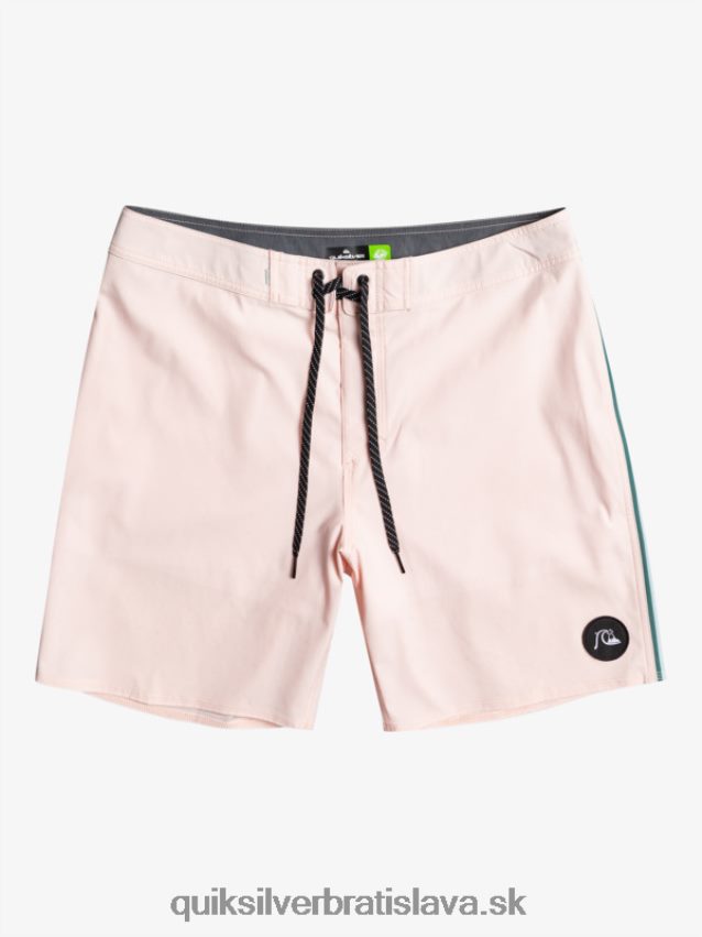 surfsilk piped 18 boardshorts Quiksilver muži B80HXR1751 zahalená ružová