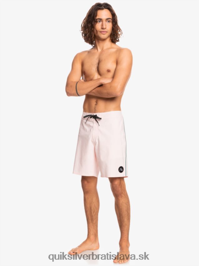 surfsilk piped 18 boardshorts Quiksilver muži B80HXR1751 zahalená ružová