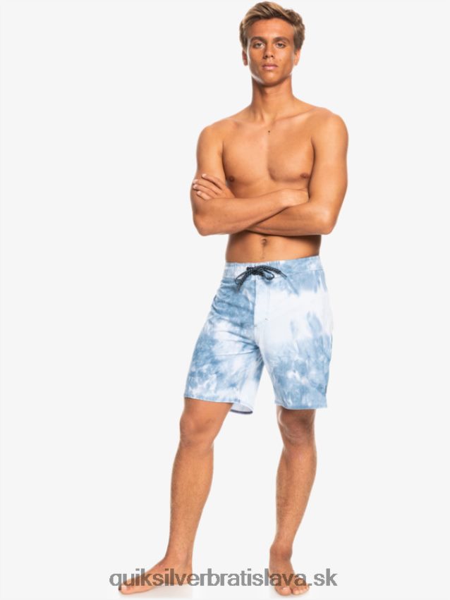 surfsilk piped 18 boardshorts Quiksilver muži B80HXR1752 námorný prístav