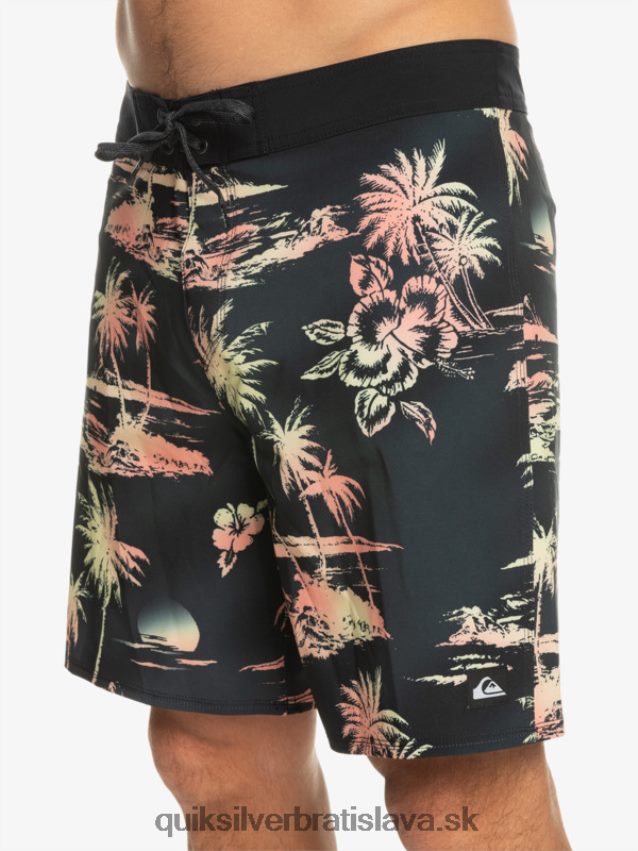 surfsilk qs 69 18 šortky Quiksilver muži B80HXR243 čierna