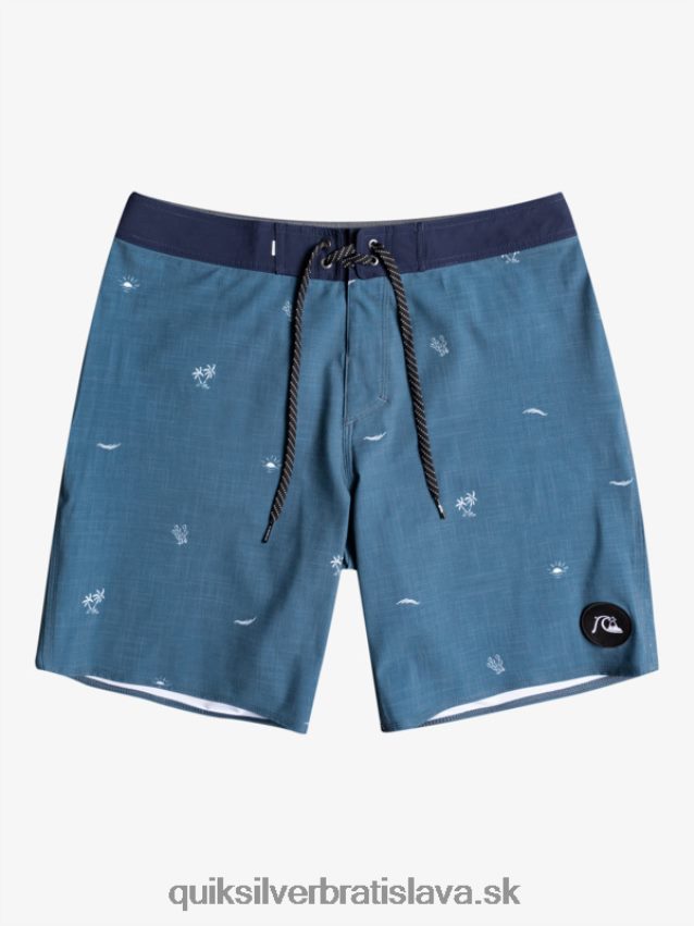 surfsilk rozložil 19 šortiek Quiksilver muži B80HXR1811 insígnie modrá
