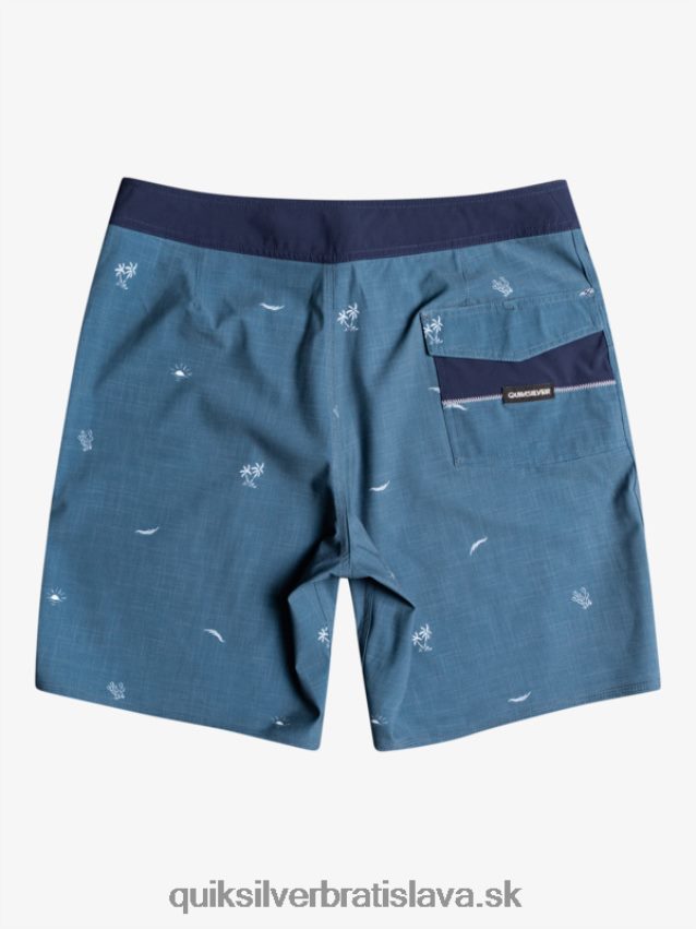 surfsilk rozložil 19 šortiek Quiksilver muži B80HXR1811 insígnie modrá