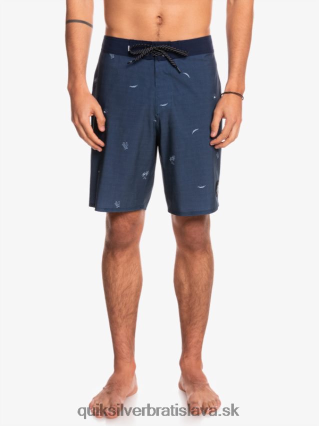 surfsilk rozložil 19 šortiek Quiksilver muži B80HXR1811 insígnie modrá