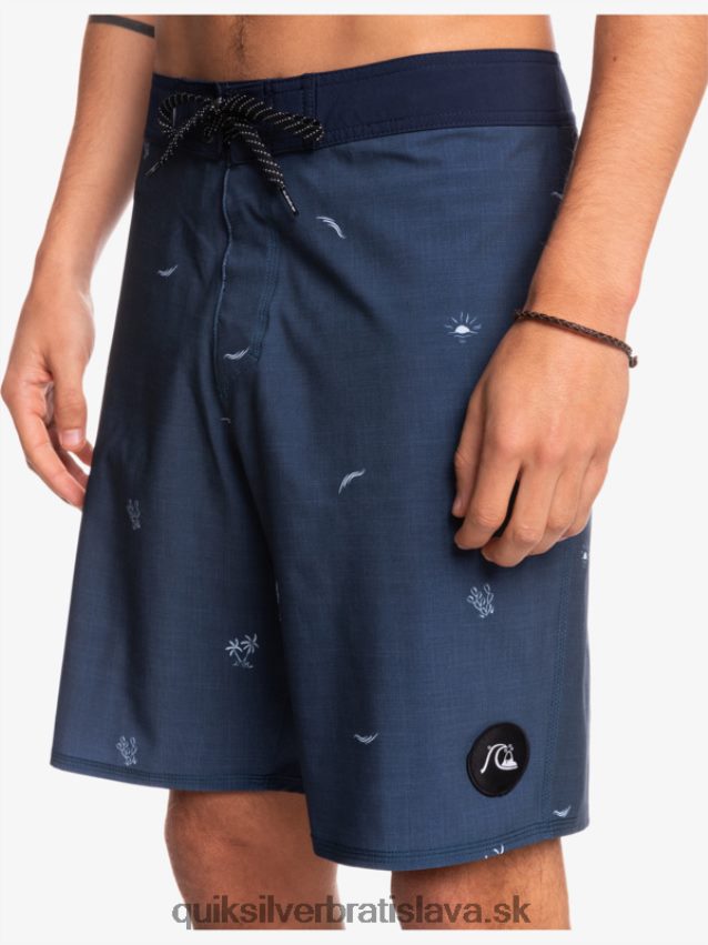 surfsilk rozložil 19 šortiek Quiksilver muži B80HXR1811 insígnie modrá