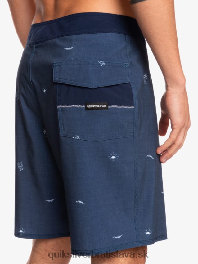 surfsilk rozložil 19 šortiek Quiksilver muži B80HXR1811 insígnie modrá