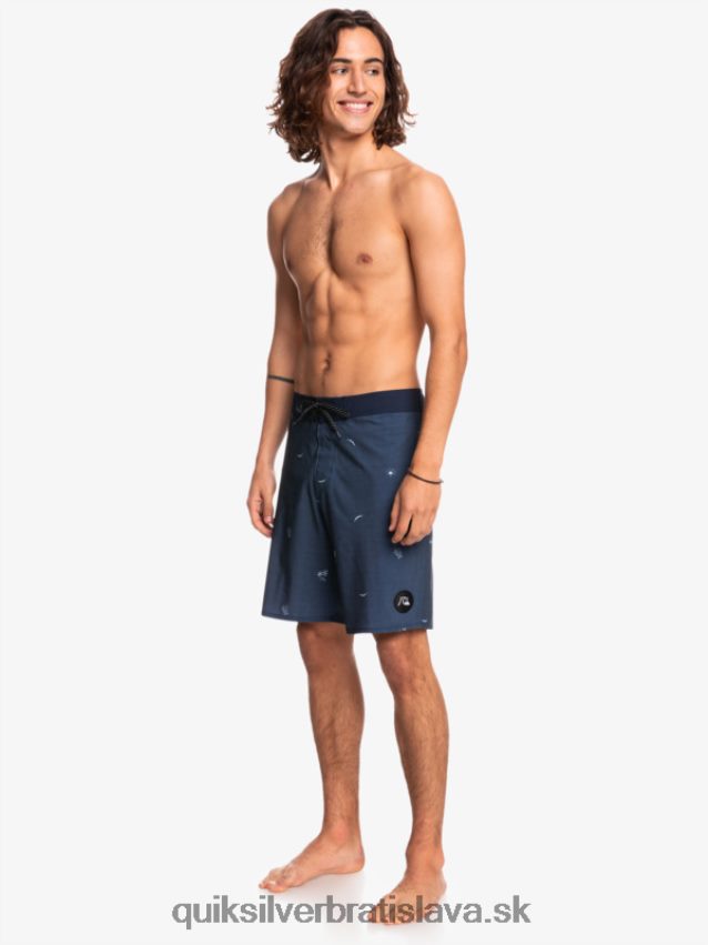 surfsilk rozložil 19 šortiek Quiksilver muži B80HXR1811 insígnie modrá