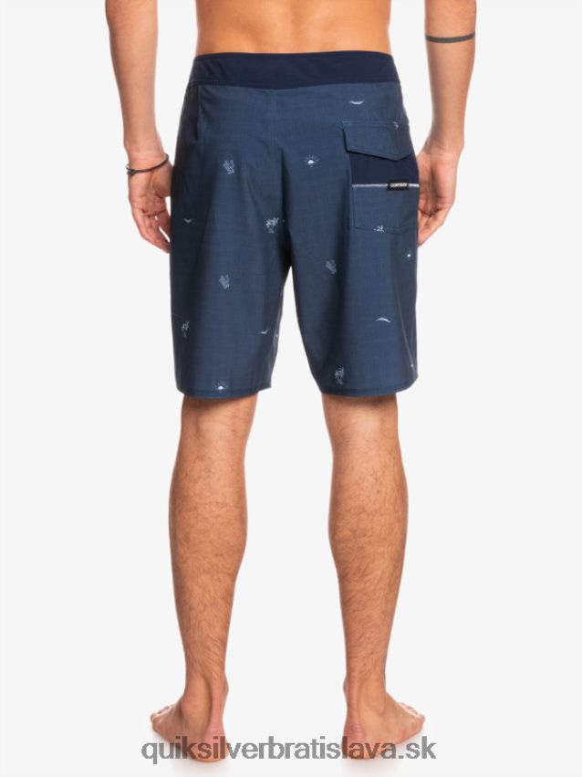 surfsilk rozložil 19 šortiek Quiksilver muži B80HXR1811 insígnie modrá