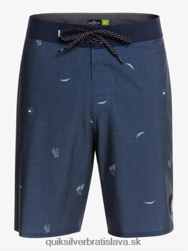 surfsilk rozložil 19 šortiek Quiksilver muži B80HXR1811 insígnie modrá