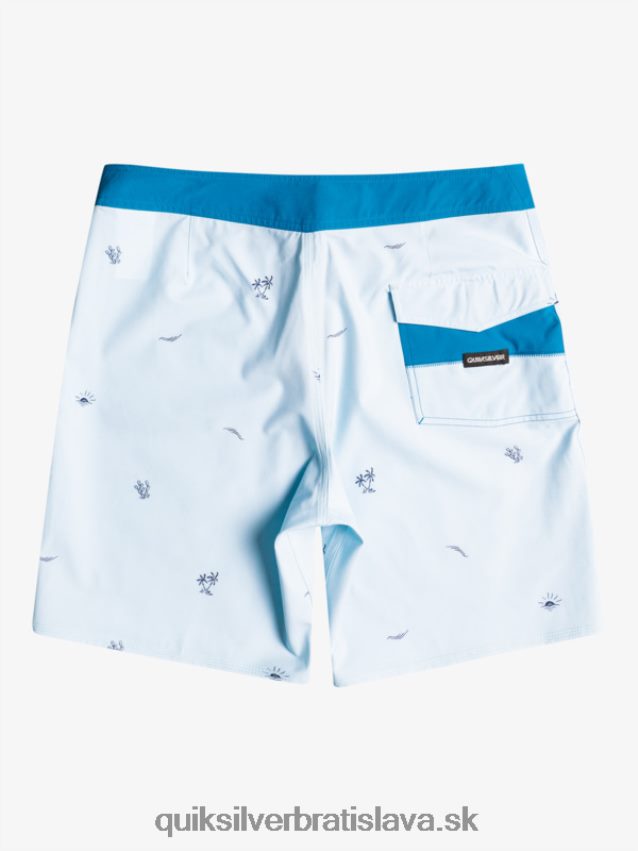 surfsilk rozložil 19 šortiek Quiksilver muži B80HXR1812 modrá šedá
