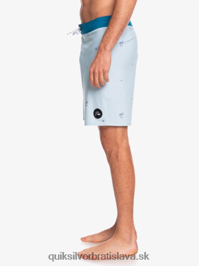 surfsilk rozložil 19 šortiek Quiksilver muži B80HXR1812 modrá šedá