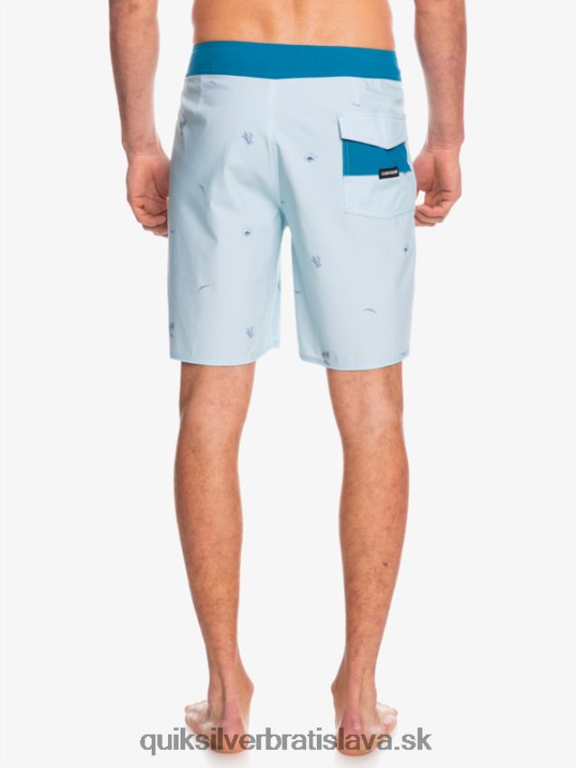 surfsilk rozložil 19 šortiek Quiksilver muži B80HXR1812 modrá šedá