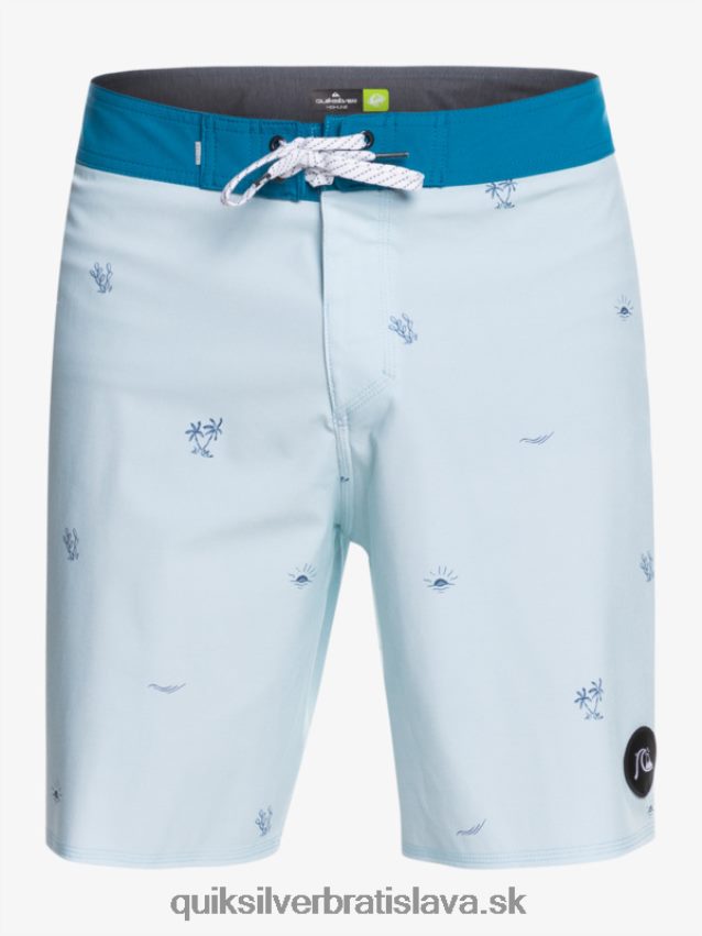 surfsilk rozložil 19 šortiek Quiksilver muži B80HXR1812 modrá šedá